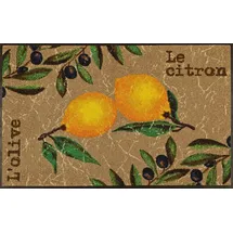Wash+Dry Le Citron 75 x 120 cm Beige/Gelb