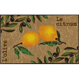 Wash+Dry Le Citron 75 x 120 cm Beige/Gelb