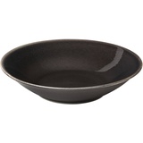 Broste Copenhagen Nordic Coal tiefer Teller, Steinzeug, 22,5cm