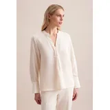 Seidensticker "Schwarze Rose", Damen, Gr. L40, weiß (sanftes weiß), 100% Polyester, unifarben, regular fit, ohne Ausschnitt, Blusen, Tunika Uni