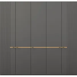 Musterring »Isabelle« Lamellen in Korpusfarbe, Griffe in schwarz, versch. Größen und Farben grau