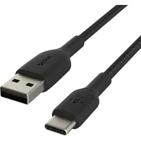 Belkin BoostCharge Braided USB-C to USB-A 1.0m schwarz