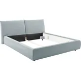 PLACES OF STYLE »Priora in 4 Breiten bis 200cm«, auch in NaturLEDER, Cord, belastbar bis 280kg, auch Überlänge 220 cm blau