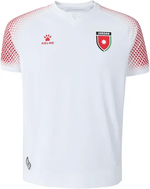 Kelme JFA Jordanien Trikot Home WM 2026 Weiß