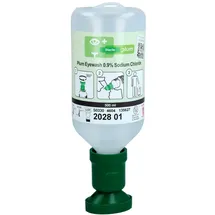Plum Augenspülflasche Natriumchloridlösung 500 ml inkl. Flasche mit Augenschale