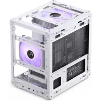 Jonsbo C6 White Micro-Tower PC-Gehäuse, Gaming-Gehäuse Weiß