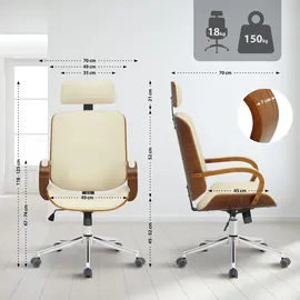 CLP Dayton creme/walnuss