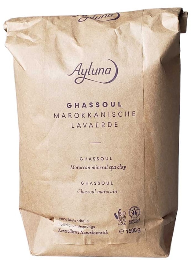 Ayluna Naturkosmetik Ghassoul - Marokkanische Lavaerde Shampoo 1500 g