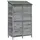vidaXL Garten Shed Grau 106 x 56 x 176,5 cm Massivholz aus Fichte