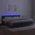 vidaXL Boxspringbett 200x200 cm dunkelgrau