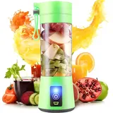 Smoothie-Maker Mini Standmixer Kleine Mixer mit USB Persönlicher Tragbar Blender mit 4 Edelstahlmesser BPA-frei Obst und Gemüse Grün Retoo