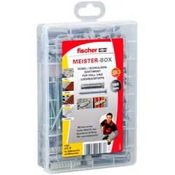 Meister-Box mit Dübel SX+Schrauben