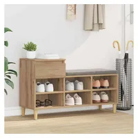 vidaXL Schuhschrank 102 x 36 x 60 cm Braun