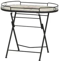 Siena Garden Stella Gartentisch 68 x 41 x 60 cm schwarz/bunt