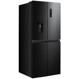 Hanseatic Multi Door HCDC18080CWDBI, 180 cm hoch, 79 cm breit, NoFrost, Wasserspender, Display schwarz