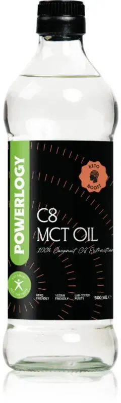 Powerlogy C8 MCT Oil Kokosnussöl 500 ml