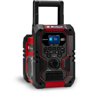 Einhell TE-CR 18 Li DAB+/FM/BT - Solo Power X-Change (18 V, DAB+, FM, Bluetooth, AUX, USB, automatische Sendersuche, TFT-Farbdisplay, IP65, ohne Akku)