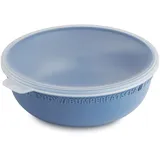 Rotho Tresa Schüssel Deckel, lebensmittelechter Kunststoff (PP) BPA-frei, blau/transparent, 1.02l, 18.2 cm