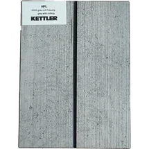 Kettler Tischplatte HPL 95 x 95 x 1,3 cm Marmor grau/weiß