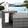 Tectake San Marino Loungesofa grau