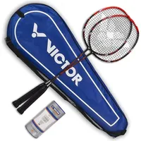 Victor Badminton Set Ultramate 6 rot
