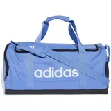 Adidas Unisex Essentials Linear DUFFEL Bag, Blue Fusion/Black/White, M