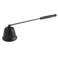Nklaus 22cm Kerzenlöscher mit Haltegriff Metall schwarz Kerzen Zubehör