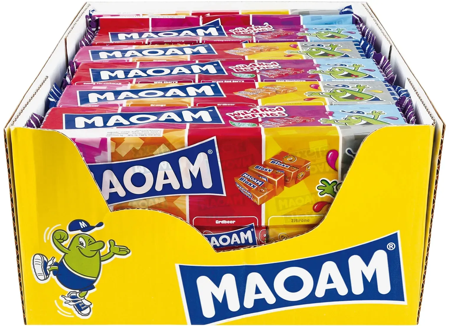 Maoam Kaubonbon 220 g, verschiedene Sorten, 48er Pack