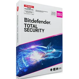 BitDefender Total Security 2021 PKC 3 Geräte 18 Monate DE Win Mac Android iOS