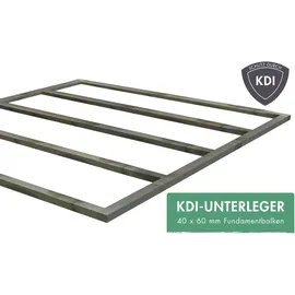 Karibu Fußboden 183 x 183 cm Beige