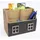 DanDiBo Ambiente Dandibo Tischorganizer Schreibtischordner 14B198 Utensilo Briefablage shabby 18,5 cm