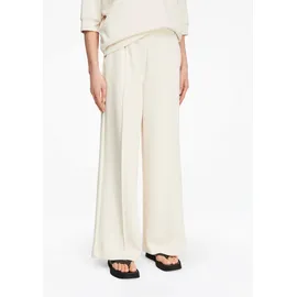 Comma, Fließende Wide-Leg-Hose Beige 38