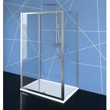 Polysan EASY LINE U-Kabine links 100 x 80 cm 3215-SET