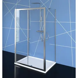 Polysan EASY LINE U-Kabine links 100 x 80 cm 3215-SET