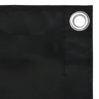 vidaXL Balkon-Sichtschutz Schwarz 90x400 cm Oxford-Gewebe