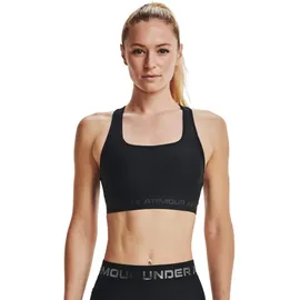 Under Armour Armour Mid Crossback Sport-BH Damen 001 black/black/jet gray XL