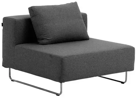 Softline Sofa Elemente Ohio grau, Designer Stine Engelbrechtsen, 67x98x98 cm