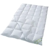 franknatur Bettdecke 135x200 Daunendecke 4 Jahreszeitendecke 90% Daune Christina-2