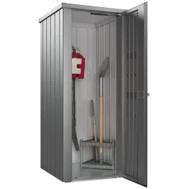 Biohort Terrassenschrank Julia 77,7 x 87 x 180,9 cm quarzgrau-metallic