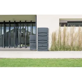 Prosperplast Regenwasserbehälter Aqua Tower 650 l anthrazit
