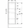 Geberit Renova Plan Hochschrank 39 x 105 x 36 cm Weiß MDF