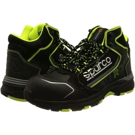 Sparco Motegi S3S SR Sicherheitsschuh, Schwarz/Gelb, 42