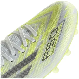 adidas F50 Sparkfusion Pro AG/FG Herren Cloud White/Iron Metallic/Hi-Res Yellow 42 2/3