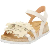 THINK! Damen KOAK chromfrei gegerbte nachhaltige Sandale, IVORY/KOMBI 1010