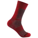 WrightSock - Coolmesh II Merino Crew - Wandersocken Gr M rot