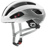 Uvex rise cc Women's Edition - sicherer Performance-Helm für Damen - individuelle Größenanpassung - optimierte Belüftung - white-grey matt 56-59