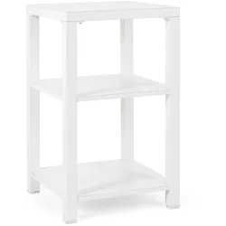 Outdoor-Regal Atlantic aus Aluminium, Weiß