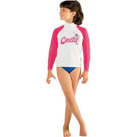Cressi Logo Langarm-rash Guard - Pink - 10-11 Jahre