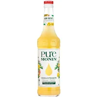 Monin Pure Mango Passionsfrucht Konzentrat ohne Zuckerzusatz 0,7L