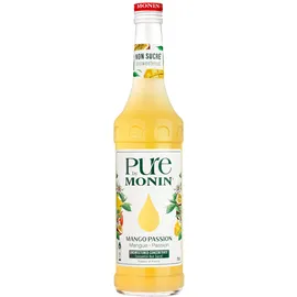Monin Pure Mango Passionsfrucht Konzentrat ohne Zuckerzusatz 0,7L